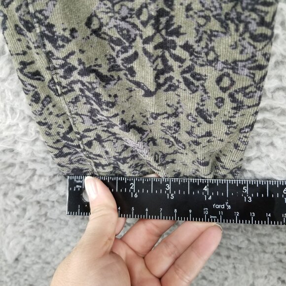 Pilcro Jeans Womens 28 Serif Olive Green Camo Print Corduroy Skinny Stretch - Picture 9 of 15